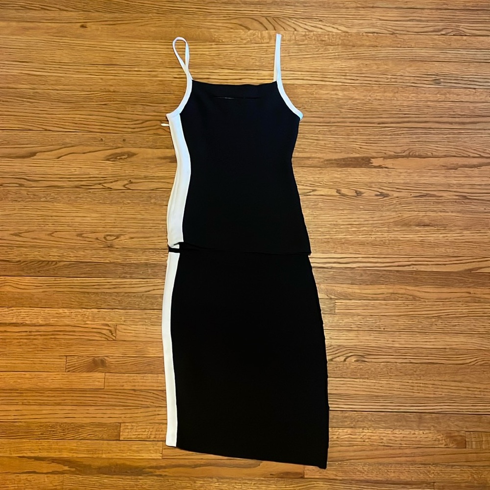 Herve Leger top and skirt set
